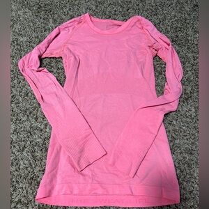 Pink lulu long sleeve! size 4!!